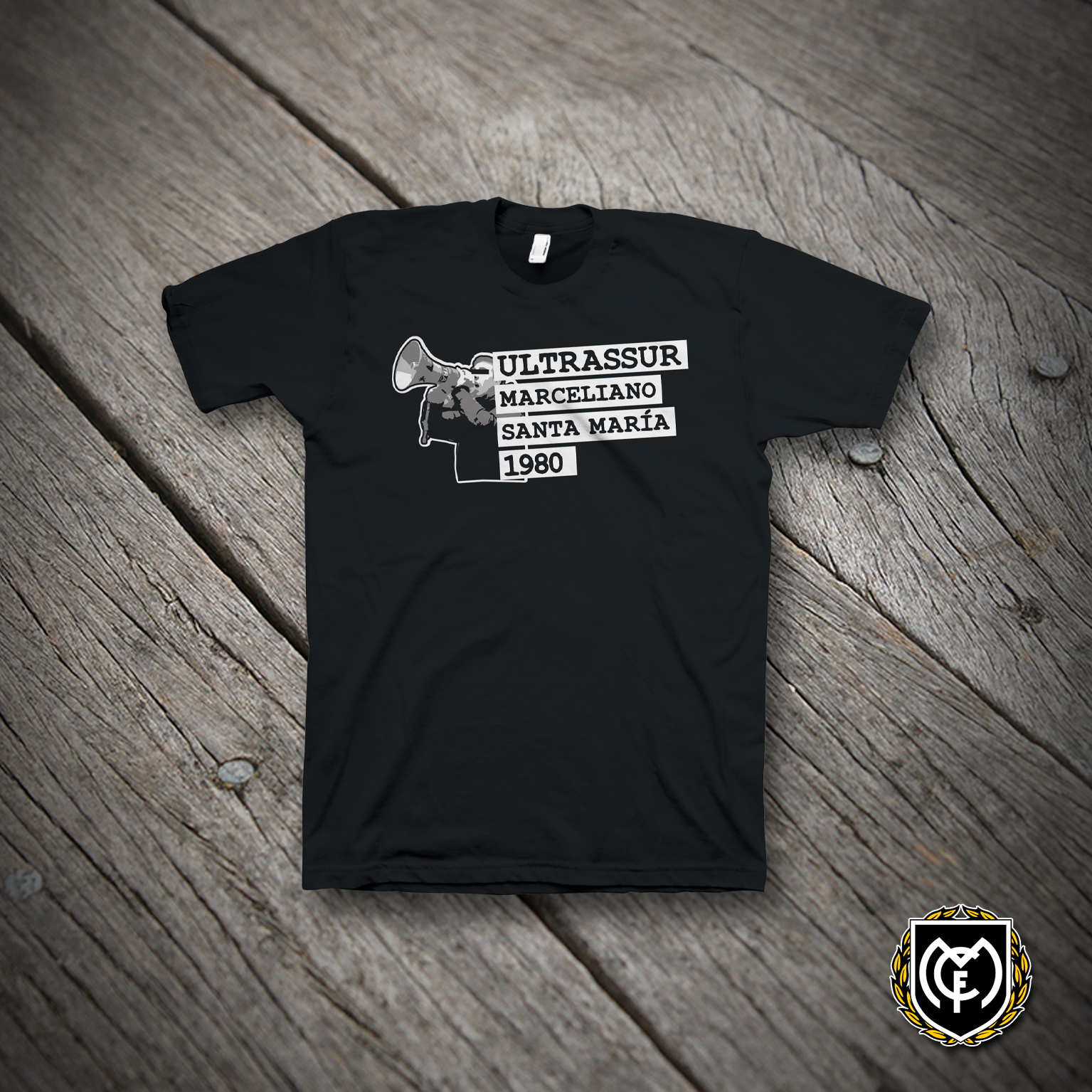 Camiseta negra Marceliano