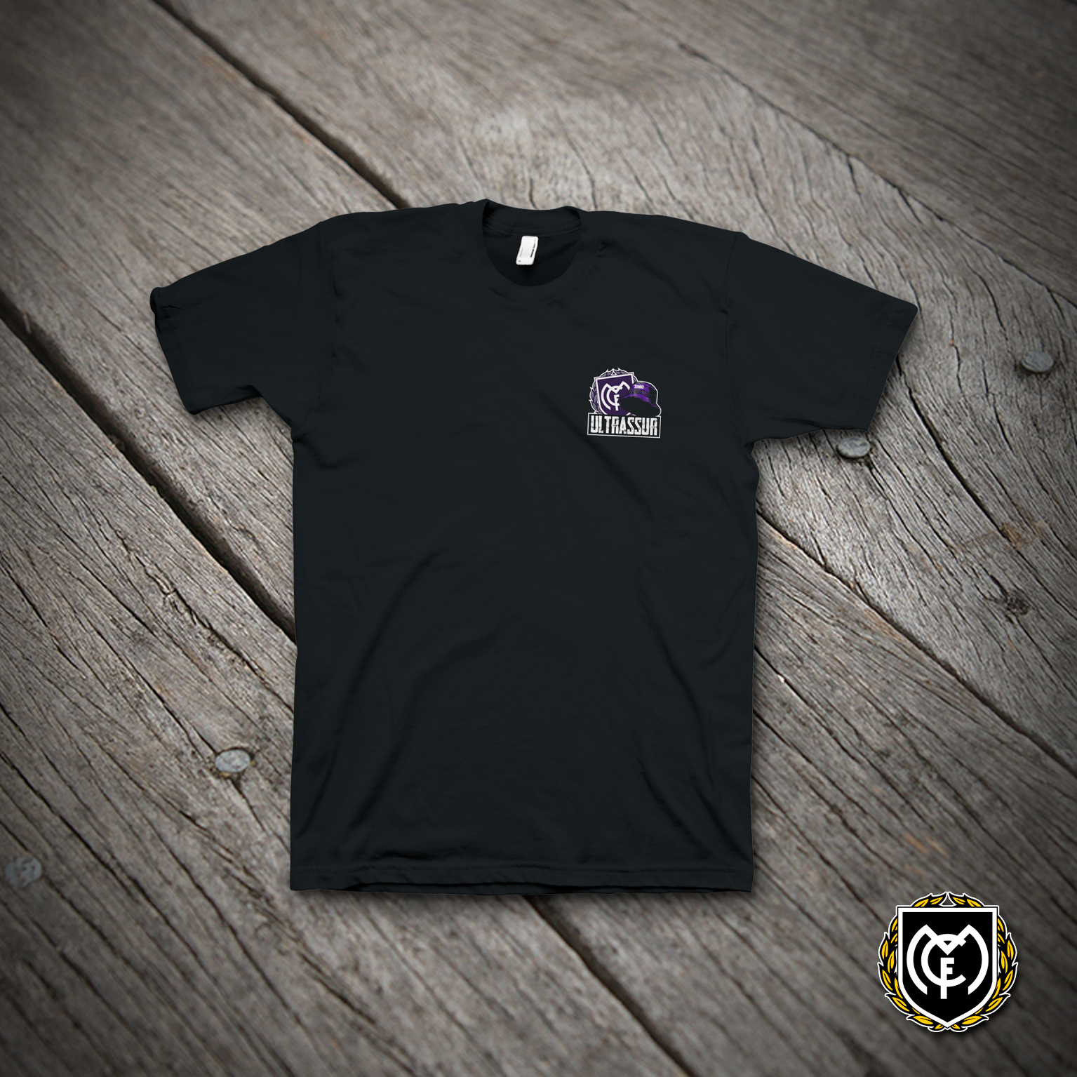 Camiseta negra Madrid